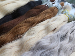 Tendance #3 Couleur Ondulée En Vrac Qualité Premium En Gros Vietnamien Extensions De Cheveux Humains Bruts 60cm - Product Image 3