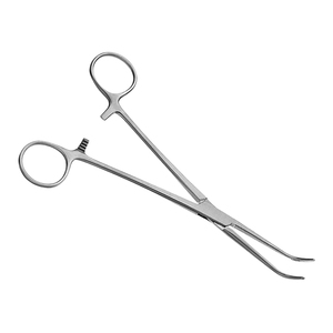 Pinzas Heaney de Acero Inoxidable, Instrumento Quirúrgico, Pinza Curva para Procedimientos Ginecológicos y de Cirugía General - Product Image 1