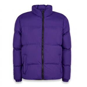High Quality Men's Formal Puffer Jacket Winter Wear Cold Weather Waterproof Windproof <b>Bubble</b> <b>Coat</b> Zipper Closure Polyester - Product Image 6