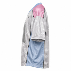 Camiseta de Fútbol Sublimada Personalizada, Cuello en V, Manga Corta, Malla Transpirable, Unisex, Adulto, Impresión del Número 21, Ropa Deportiva para Equipos, Todas las Temporadas - Product Image 5