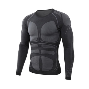 Conjunto Deportivo de Compresión sin Costuras, Ropa Deportiva Elástica de Secado Rápido con Estiramiento en Cuatro Direcciones, Traje de Entrenamiento de Alto Rendimiento - Product Image 3