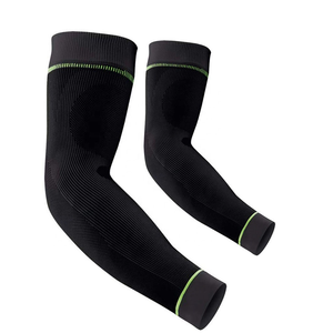 Manchon de compression pour cyclisme avec motif imprimé noir, protection anti-UV, pour adultes, unisexe, pour le sport - Product Image 6
