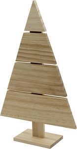 Décoration de table en bois écologique NATURALS pour arbre de Noël, parfaite pour une ambiance rustique des fêtes, ajoute du charme à toute célébration de Noël. - Product Image 5