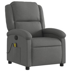 Fauteuil de massage inclinable gris foncé - Product Image 3