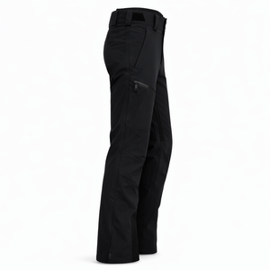 Pantalon de ski homme personnalisable imperméable 10K respirant avec col à capuche rembourré en Tex, poignets renforcés, fermetures éclair ventilées, blocs de couleur - Product Image 2