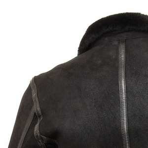 Chaqueta Bomber de Invierno para Hombre, de Cuero Genuino, Estilo Urbano, Impermeable y Resistente al Viento, con Opción de Logotipo Frontal, a la Moda - Product Image 4