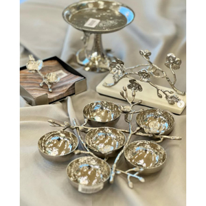 Tazón Pequeño en Forma de Granada, Hecho a Mano, en Oro Pulido Brillante, Estilo Frutero, para Aperitivos, Frutos Secos, Decoración de Mesa - Product Image 5