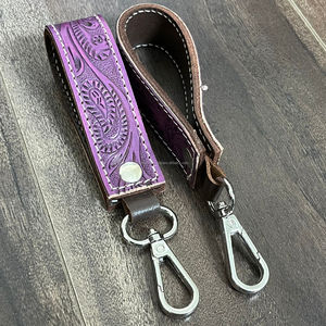 Nuevo Llavero de Cuero Vacuno Personalizado con Herramientas, Llavero de Cuero Genuino de Lujo, Regalo Promocional, Clip para Llaves para Mujer - Product Image 6