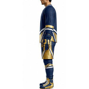 Uniforme de hockey sobre hielo para hombre, ropa ligera de alto rendimiento para competición de liga, sesiones de entrenamiento y deportes de equipo. - Product Image 5