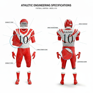 Uniformes de Fútbol Americano Personalizados en Oferta, Ropa Deportiva con Acolchado de Seguridad, Cómodos, Impresos a Medida, Kits Completos - Product Image 2