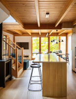 Maison en bois de style moderne, maison préfabriquée en bois
