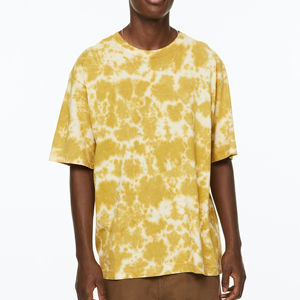 เสื้อยืดผู้ชายทรงปกติ คอกลม โอเวอร์ไซส์ ผลิตจากโพลีเอสเตอร์/คอตตอน ผู้ผลิตเสื้อผ้าสตรีทแวร์ ฮิปฮอป ลายเรียบ รับสกรีนโลโก้ - Product Image 6