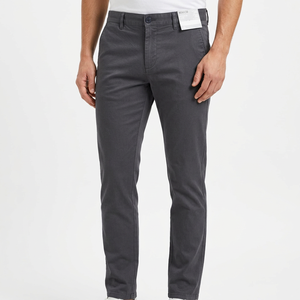 Pantalones Oxford Grises para Hombre, Estilo Chino, Cintura Media, Corte Recto, Antiarrugas, con Bolsillos, para Invierno, Multibolsillos, Carga Media - Product Image 6