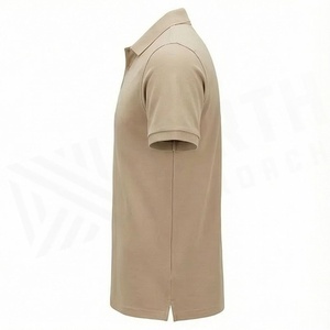 High Quality 100% Cotton Fabric Plain Dyed Polo <b>T</b>-<b>Shirts</b> <b>With</b> Turn Down <b>Collar</b> and Front Button for Men at Wholesale Price New - Product Image 3