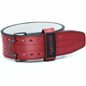 Ceinture de musculation réglable en cuir de vachette noir olive à dégagement rapide 10 mm, support lombaire antidérapant personnalisé, ceinture à double boucle - Product Image 4