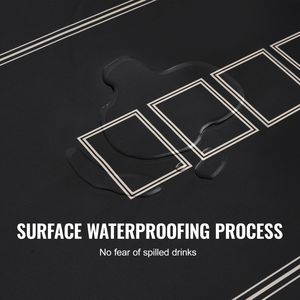 Tapete de Póker Plegable Impermeable de 70 x 35 Pulgadas con Bolsa de Transporte para 6-8 Jugadores - Product Image 4