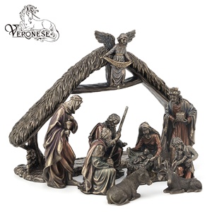Figura de Resina de Natividad Pintada a Mano de Diseño Europeo Religioso de Lujo VERONESE para Decoración del Hogar - Product Image 2