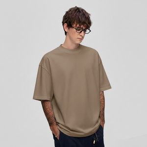 Camiseta para Hombre de Alta Calidad Premium, 100% Algodón Peinado, Tejido de 240g, Logotipo Frontal Sólido, Transpirable, Ecológica, Formal y Moderna - Product Image 3