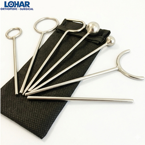 Juego de Guías Linguales de Acero Inoxidable 100% Profesional de Alta Calidad, Instrumentos de Entrenamiento para Terapia del Habla y Otorrinolaringología, Depresor Lingual, con Certificación CE - Product Image 2