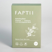 Boîtes en papier d'emballage de masque vert avec logo personnalisé, boîte d'emballage biodégradable pour produits cosmétiques et de soin de la peau