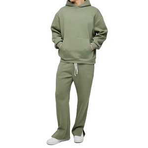 Conjunto de Pantalones Deportivos Holgados Personalizados para Hombre, Estilo Urbano, Largos, 100% Algodón, Chándales Casuales para Hombre, Invierno - Product Image 1