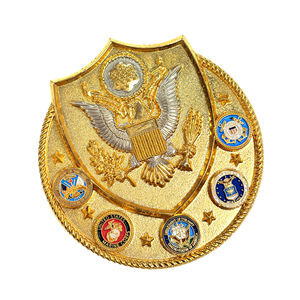 Moneda Conmemorativa Personalizable de Doble Cara, de Aleación de Zinc Fundido a Presión con Esmalte Suave y Diseño en Relieve 3D para Logotipos de Eventos - Product Image 1