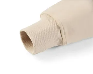 Sweat à capuche streetwear personnalisé pour homme, OEM, haute qualité, molleton uni, sans cordon, coupe oversize - Product Image 5