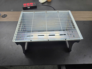 Barbecue portable pliable en métal OEM/ODM avec combustible bois et charbon de bois pour le camping et les voyages en extérieur EPDGFC002 - Product Image 3