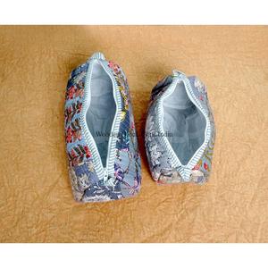 New Stylish 3-Piece with Tassel chain decoration Quilted Fabric Zipper closure Vanity Set Durable Portable Travel Organizer - Product Image 6