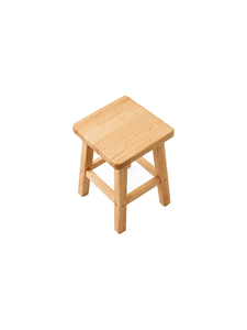 Modern Wooden Dining Stool With <b>Trestle</b> <b>Legs</b> Minimalist Design Stable Home Furniture For Indoor Use - Product Image 3