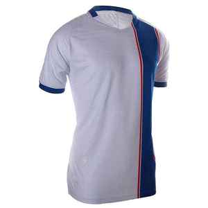 Camiseta de Fútbol Retro Personalizada para Hombre, 100% Poliéster Ecológico, Absorbente de Humedad, Manga Corta, Logotipo Frontal, Estilo Clásico Vintage - Product Image 1