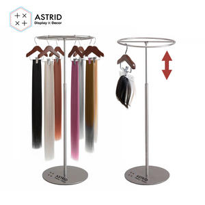 Height Adjusting air pressure design hanging holder rack <b>wig</b> hair extension stand for salon <b>display</b> - Product Image 1