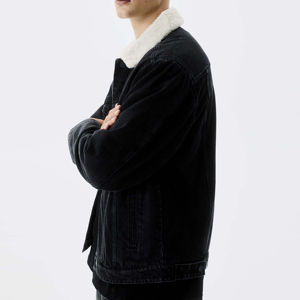 Premium Custom <b>Men</b> Denim <b>Jacket</b> Manufacturer Wholesale Heavyweight Cotton Denim <b>Jacket</b> Vintage Washed <b>Trucker</b> <b>Jacket</b> - Product Image 2