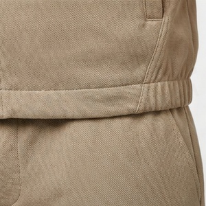 Survêtement à capuche pour homme, fermeture éclair intégrale, couleur unie, vêtements de sport décontractés avec poches latérales, polyester respirant, vêtements d'automne - Product Image 5