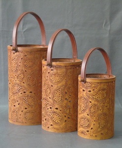 Iron Star Cutout <b>Lanterns</b> with Handle for Home Decoration Christmas <b>Candle</b> Holders - Product Image 2