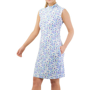 Robe de tennis sans manches pour femme avec logo personnalisé, coupe ajustée, séchage rapide, fabricant OEM, jupe de tennis pour femme, coupe ajustée, vêtements de sport - Product Image 1