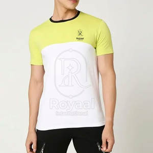 Camiseta de algodón 100% de último estilo y nuevo diseño, ropa urbana con logo impreso personalizado, corte holgado, precio al por mayor para hombre - Product Image 2