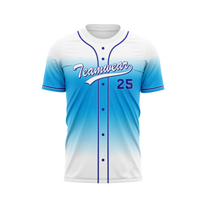 Maillot de baseball vintage personnalisable, imprimé dégradé, sans boutons, entièrement personnalisable pour équipes, événements, activités, sans coutures - Product Image 5