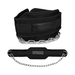 Customized Logo Men's Neoprene Dip Belt Breathable Fitness <b>Training</b> Protection Padded <b>Weight</b> Lifting Powerlifting Safety - Product Image 3