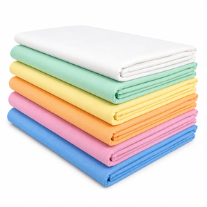 Drap de lit d'hôpital uni de qualité supérieure – Tissu en coton doux et durable, drap médical multicolore pour hôpitaux, cliniques - Product Image 3