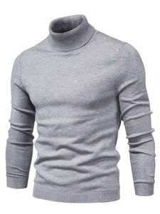 เสื้อสเวตเตอร์คอกลมผู้ชายสั่งทำขายส่ง สำหรับฤดูใบไม้ร่วงและฤดูหนาว ทรงเข้ารูปลำลอง ไซส์ใหญ่ ผ้าไม่ยับ ผลิตในบังกลาเทศ - Product Image 6