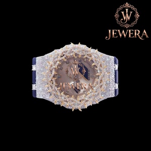 Reloj de Diamantes de Imitación Moissanite de Calidad de Exportación para Fiestas, Desfiles de Moda y Bodas, Disponible a un Precio Razonable - Product Image 3