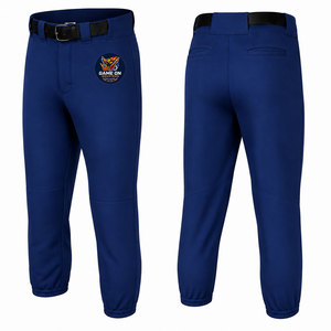 Customized Design Adults Baseball Pants Moisture Wicking Quick Dry Breathable 100% Polyester Material <b>Athletic</b> Fit - Product Image 6