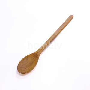Cuillère décorative artisanale en teck naturel, couverts de cuisine en bois massif durable, vaisselle de table en bois - Product Image 1