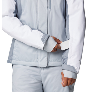 Veste bomber en tissu tissé à fermeture éclair, style européen et américain, pour femmes, hiver, couleur unie, effet daim, coupe ample - Product Image 4