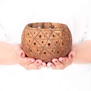 Utensilios de baño Vajilla Hecha a mano Marca vietnamita Alta calidad Seguro Natural Pulido Ecológico Baño Tazón Fiesta - Product Image 2