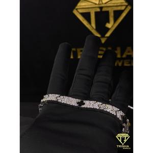 Bracelet élégant en diamant de laboratoire VVS, fabriqué en argent sterling 925, bijoux de luxe haute brillance par Trisha Jewels - Product Image 2