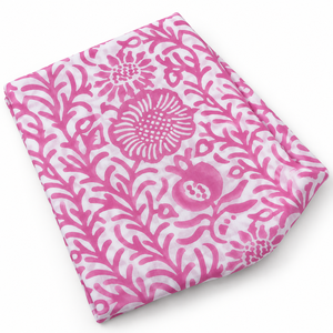 Tela de Voile de Algodón Peinado 60S60S Ligera con Estampado Floral, Tejida a Mano, 90 GSM, 43/44" de Ancho, Marca Pinksa Fashion - Product Image 4