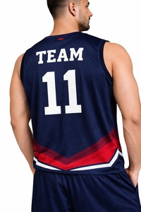 Uniforme de Baloncesto de Alta Calidad, Personalizado, 100% Poliéster, Transpirable, Absorbente de Humedad, Uniforme de Baloncesto Unisex para Ropa Deportiva - Product Image 6