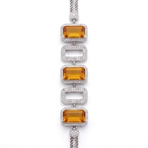 Pulsera Unisex de Oro de 14K con Diamantes Certificados por IGI, Corte Brillante Redondo, Estilo Clásico para Bodas, Uso Diario - Product Image 3